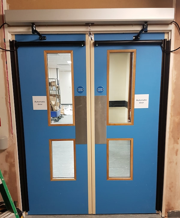 access control swing doors in Northampton