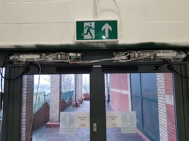 Automatic door repairs in Northampton 